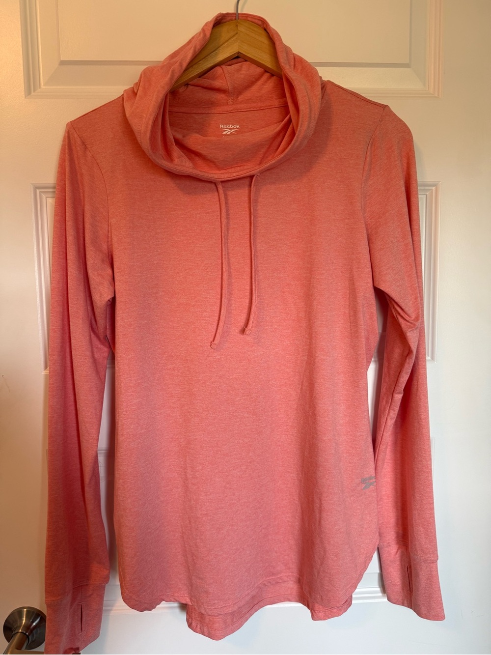 Reebok Women's Coral Cowl Neck Long-Sleeve Pullover